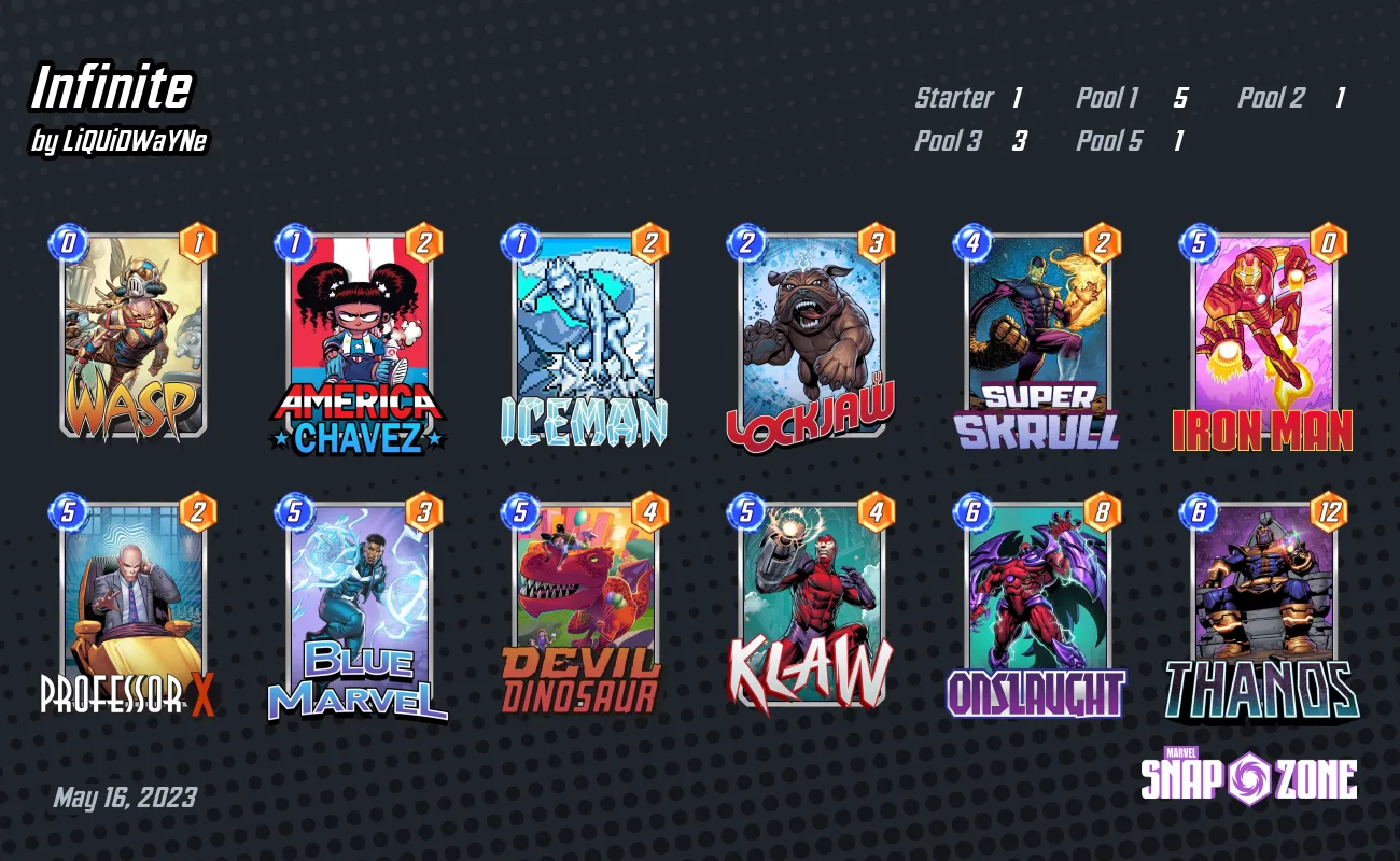 Infinite - Decks - Marvel Snap Zone
