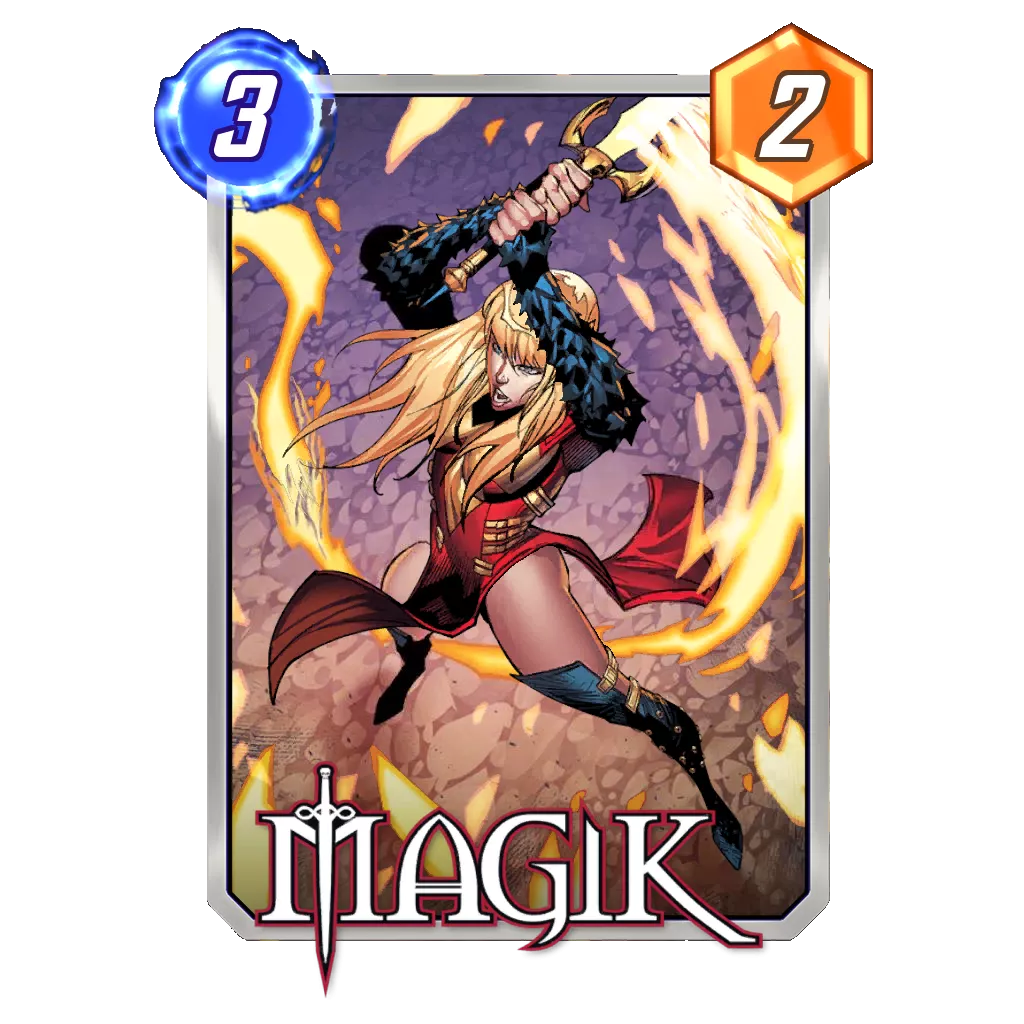 Magik Midnight Suns Marvel Snap Card Variant - Marvel Snap Zone