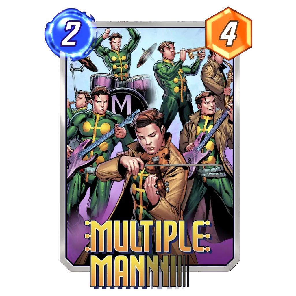 Multiple Man Band Marvel Snap Card Variant - Marvel Snap Zone