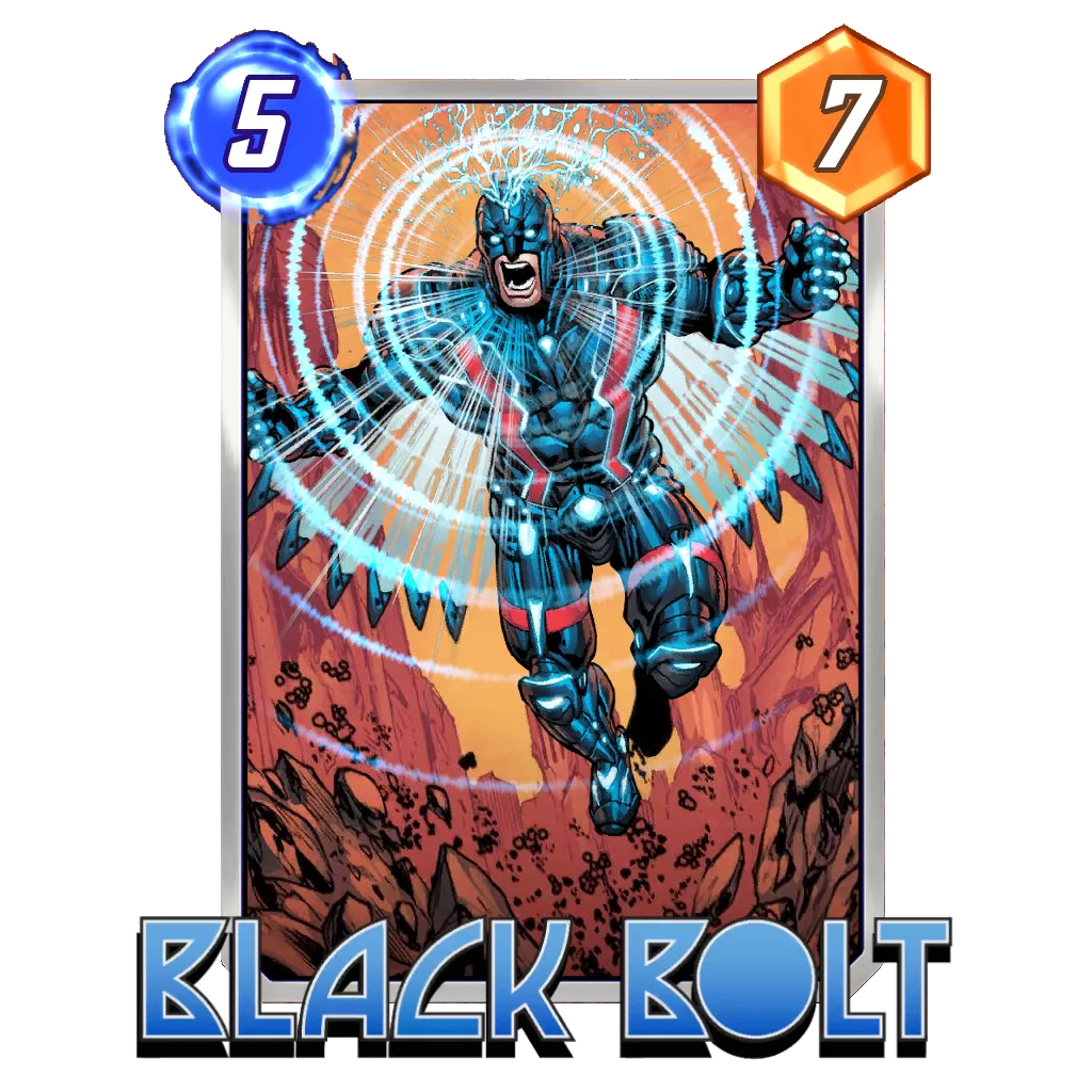 Black Bolt 3099 Marvel Snap Card Variant - Marvel Snap Zone