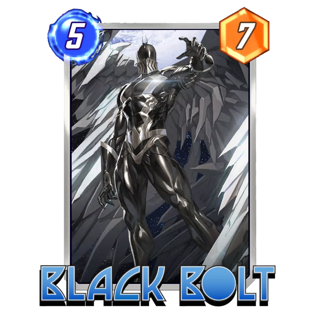 Black Bolt Marvel Snap Card Variant - Marvel Snap Zone