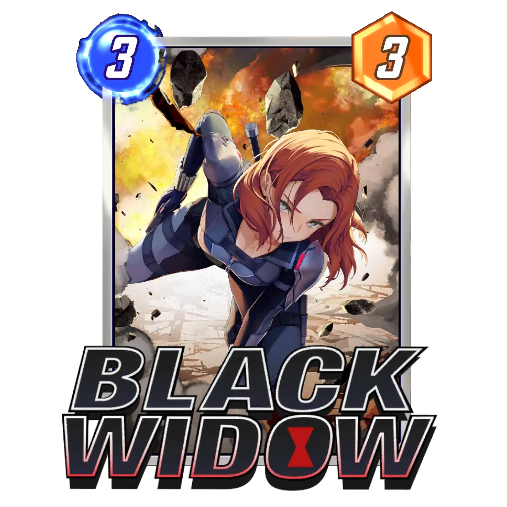 Black Widow Anime Marvel Snap Card Variant - Marvel Snap Zone Black Widow Anime Marvel Snap Card Variant - Marvel Snap Zone