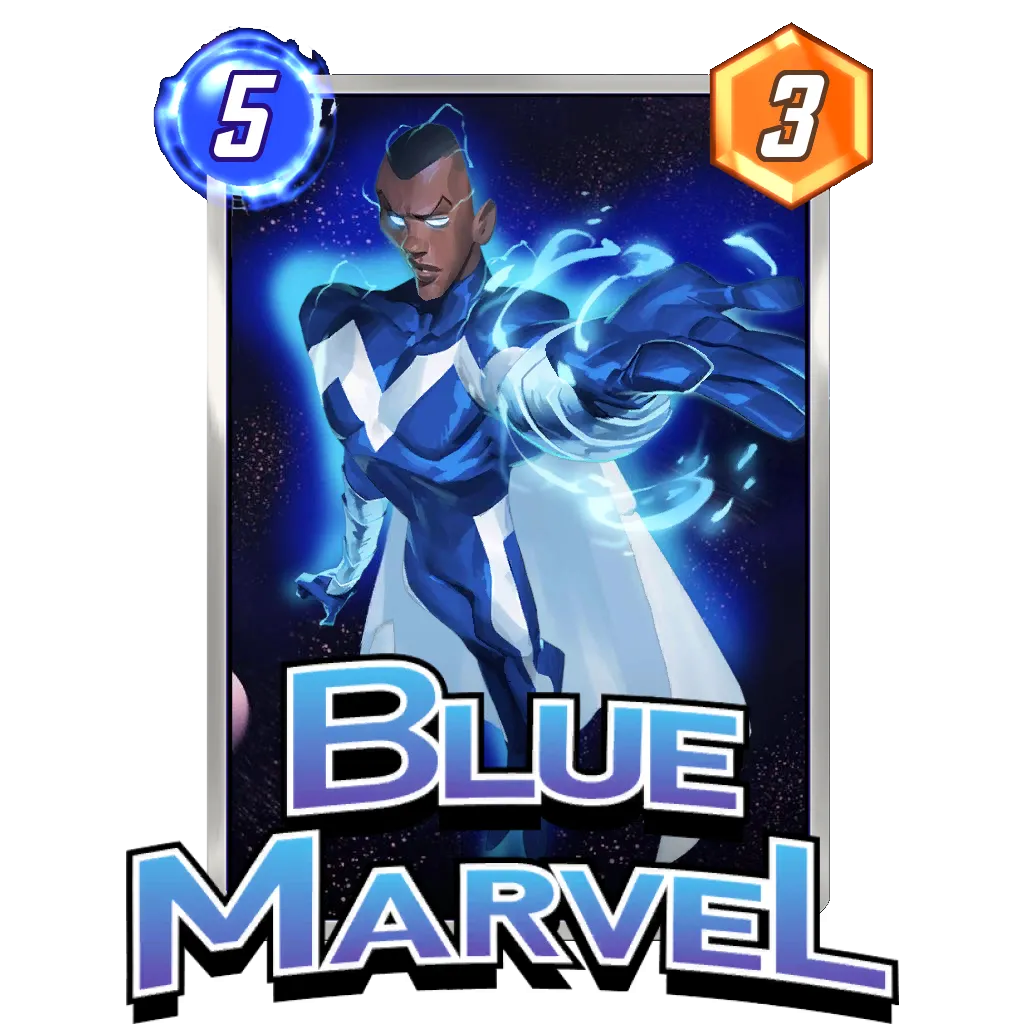 Blue Marvel Mech Marvel Snap Card Variant - Marvel Snap Zone Blue Marvel Mech Marvel Snap Card Variant - Marvel Snap Zone