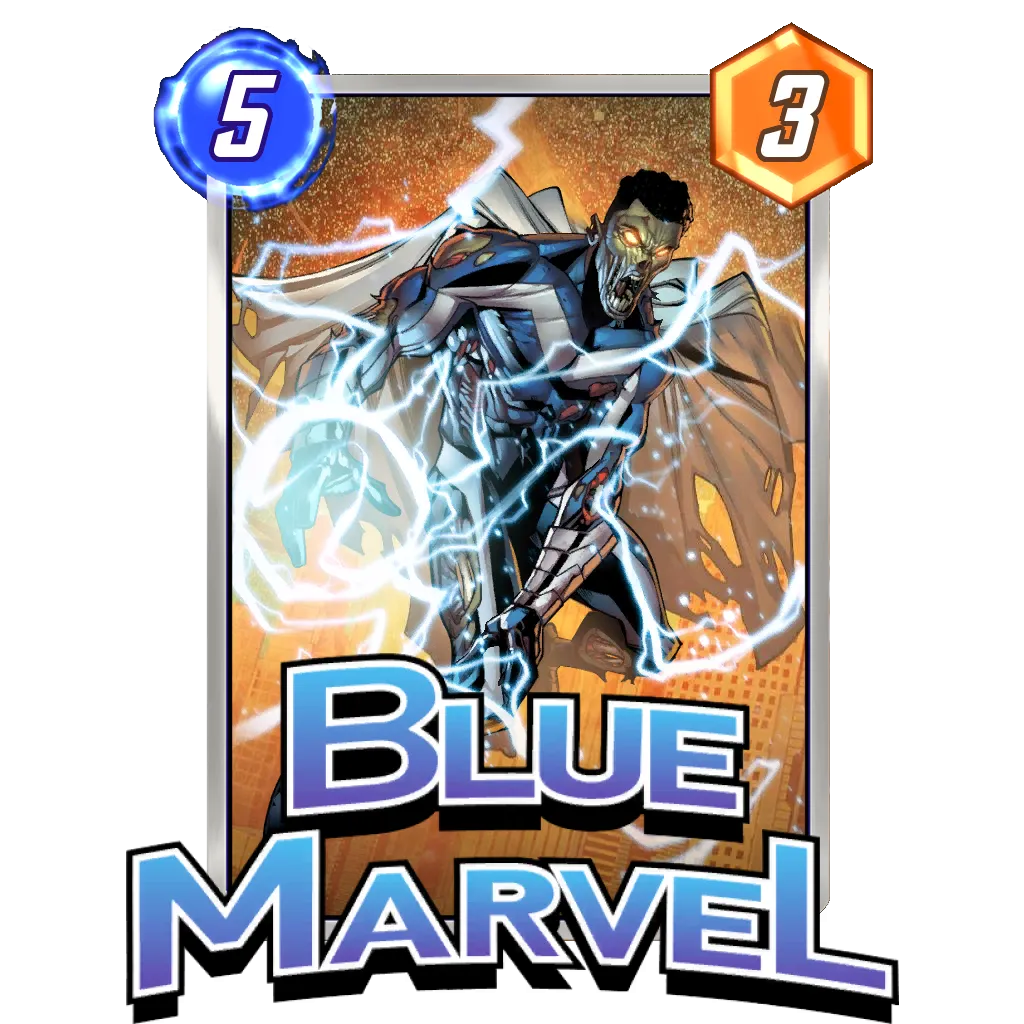 Blue Marvel Zombie Marvel Snap Card Variant - Marvel Snap Zone Blue Marvel Zombie Marvel Snap Card Variant - Marvel Snap Zone