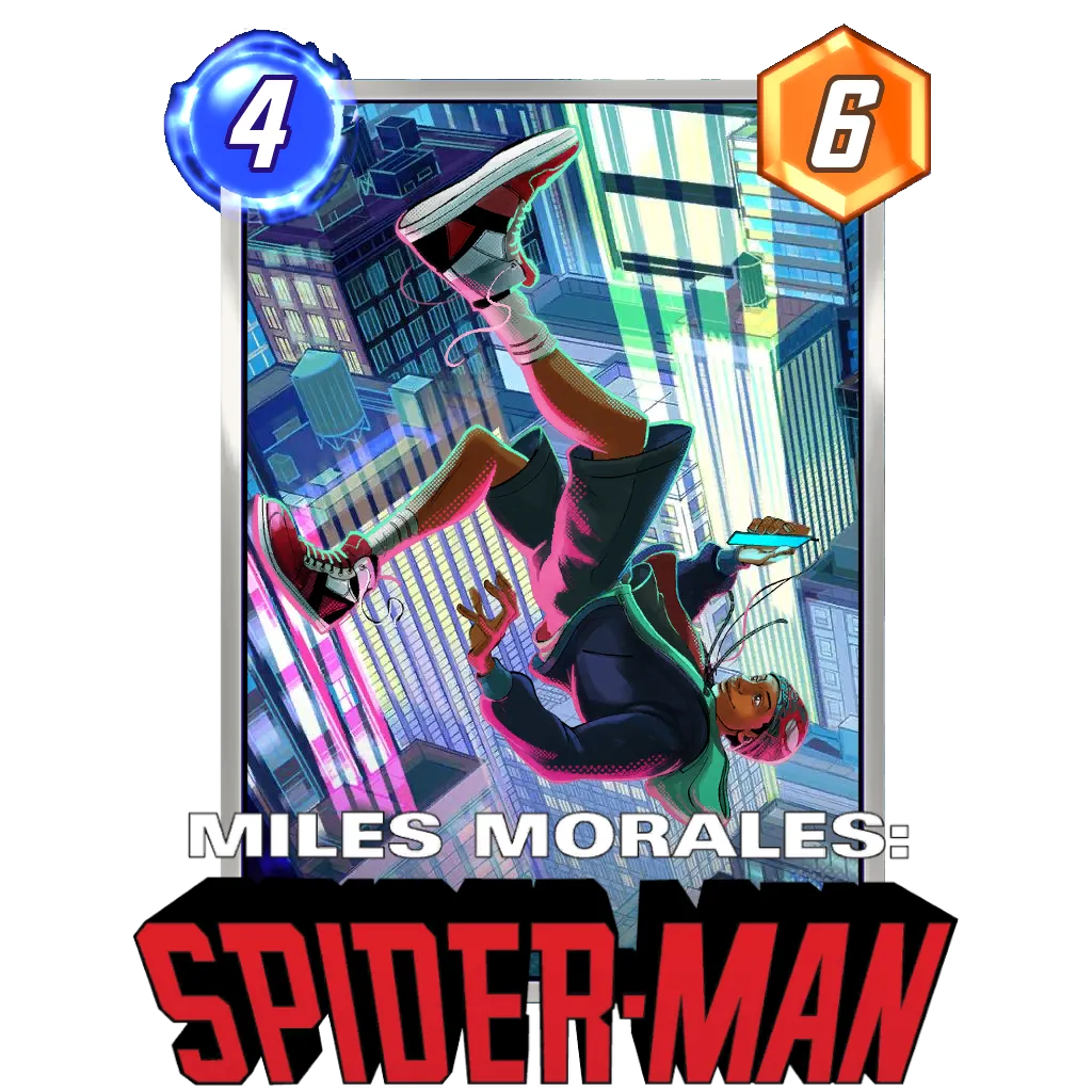 Miles Morales Spider-Man Hellfire Gala Marvel Snap Card Variant Miles Morales Spider-Man Hellfire Gala Marvel Snap Card Variant