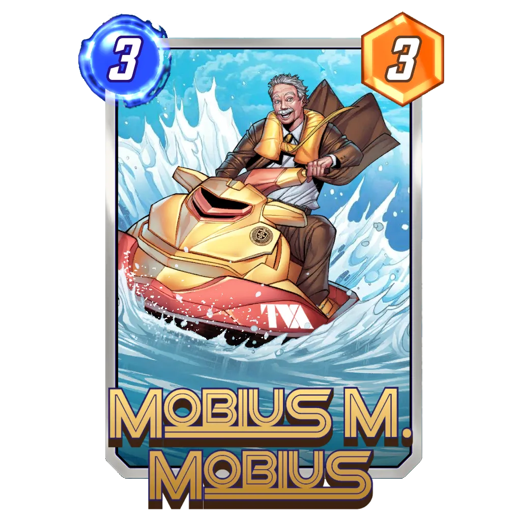 Mobius M. Mobius Jet Ski Marvel Snap Card Variant - Marvel Snap Zone