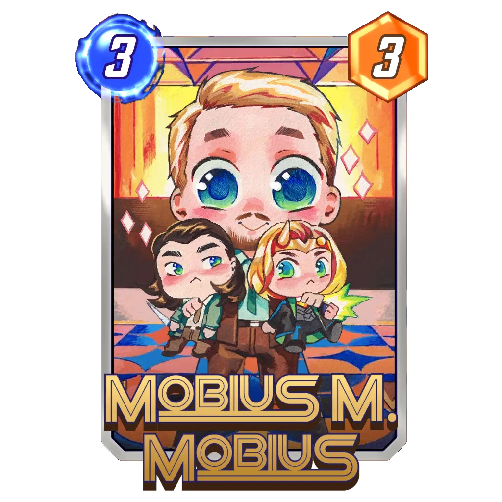 Mobius M. Mobius Chibi Marvel Snap Card Variant - Marvel Snap Zone