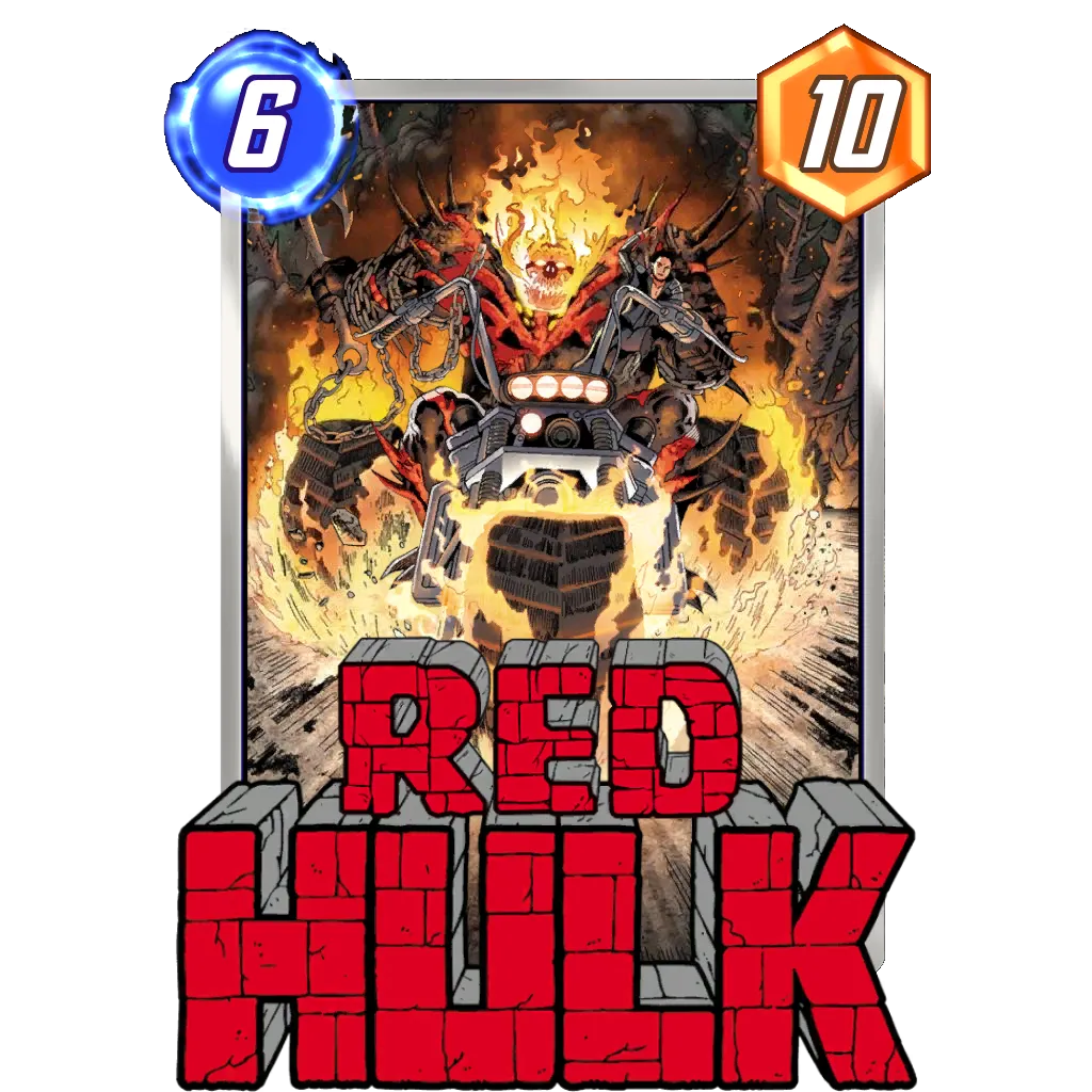 Red Hulk Venomized Rider Marvel Snap Card Variant - Marvel Snap Zone Red Hulk Venomized Rider Marvel Snap Card Variant - Marvel Snap Zone