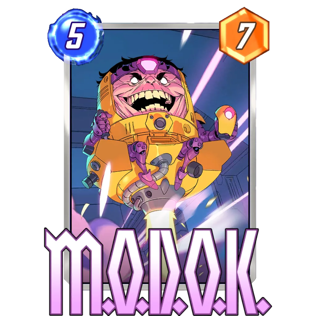M.O.D.O.K. Luca Claretti Marvel Snap Card Variant - Marvel Snap Zone