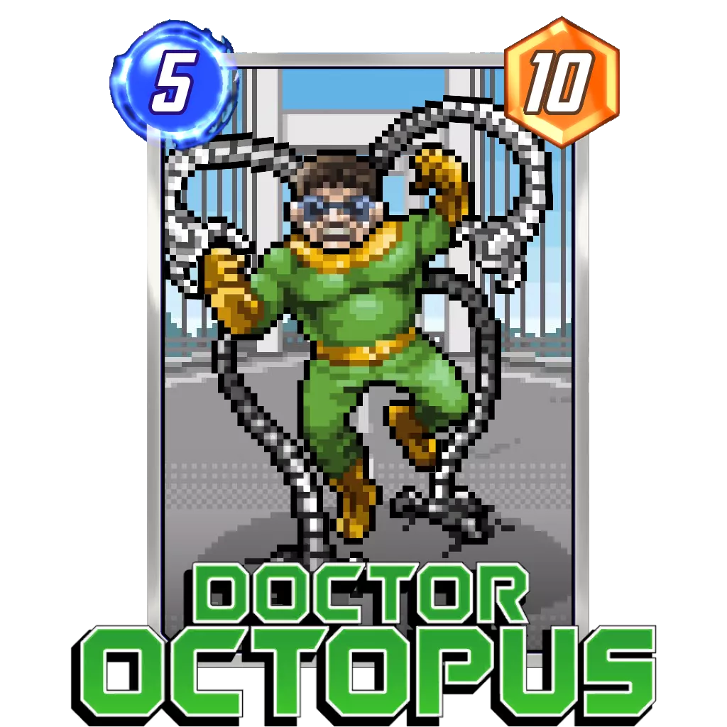 Doctor Octopus Pixel Marvel Snap Card Variant - Marvel Snap Zone