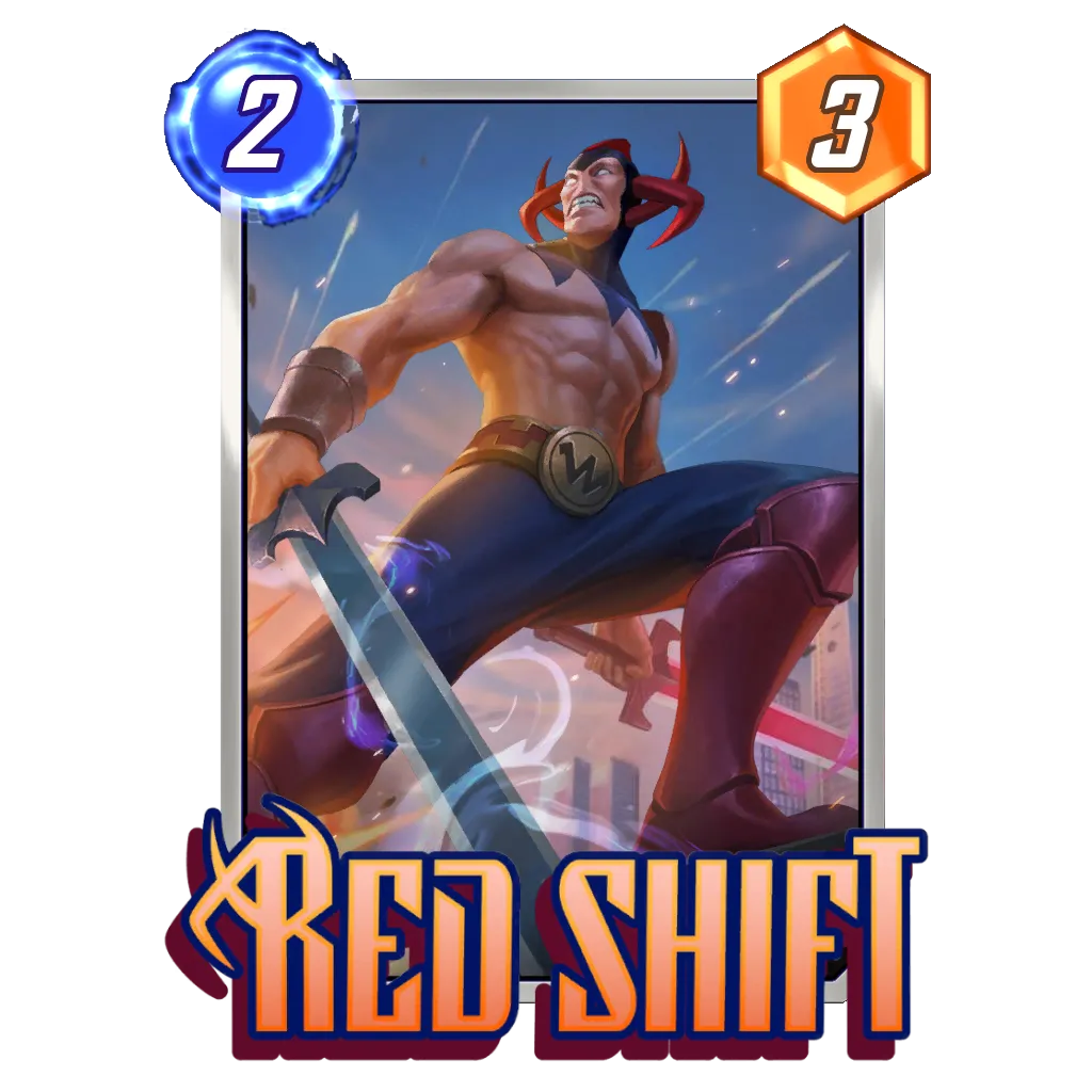 Red Shift PANDART STUDIO Marvel Snap Card Variant - Marvel Snap Zone Red Shift PANDART STUDIO Marvel Snap Card Variant - Marvel Snap Zone
