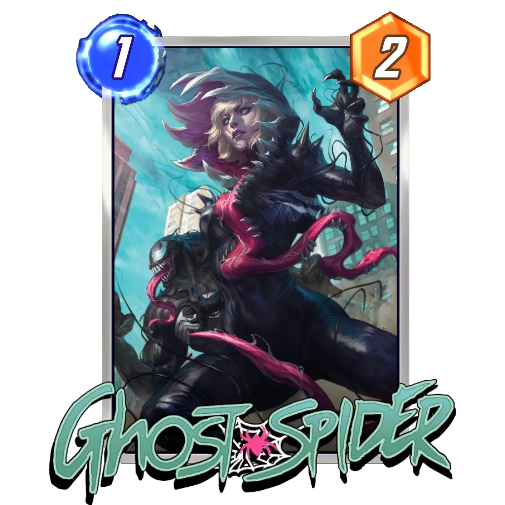 Ghost-Spider Artgerm Marvel Snap Card Variant - Marvel Snap Zone