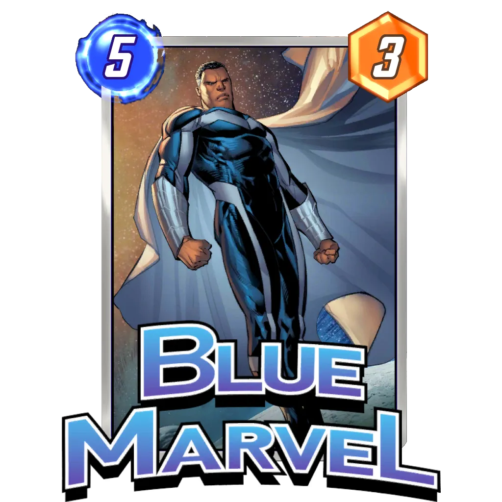 Blue Marvel Marvel Snap Card Variant - Marvel Snap Zone Blue Marvel Marvel Snap Card Variant - Marvel Snap Zone
