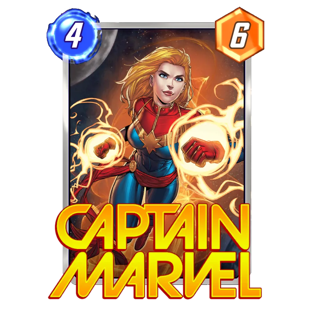 Captain Marvel Marvel Snap Card Variant Marvel Snap Zone