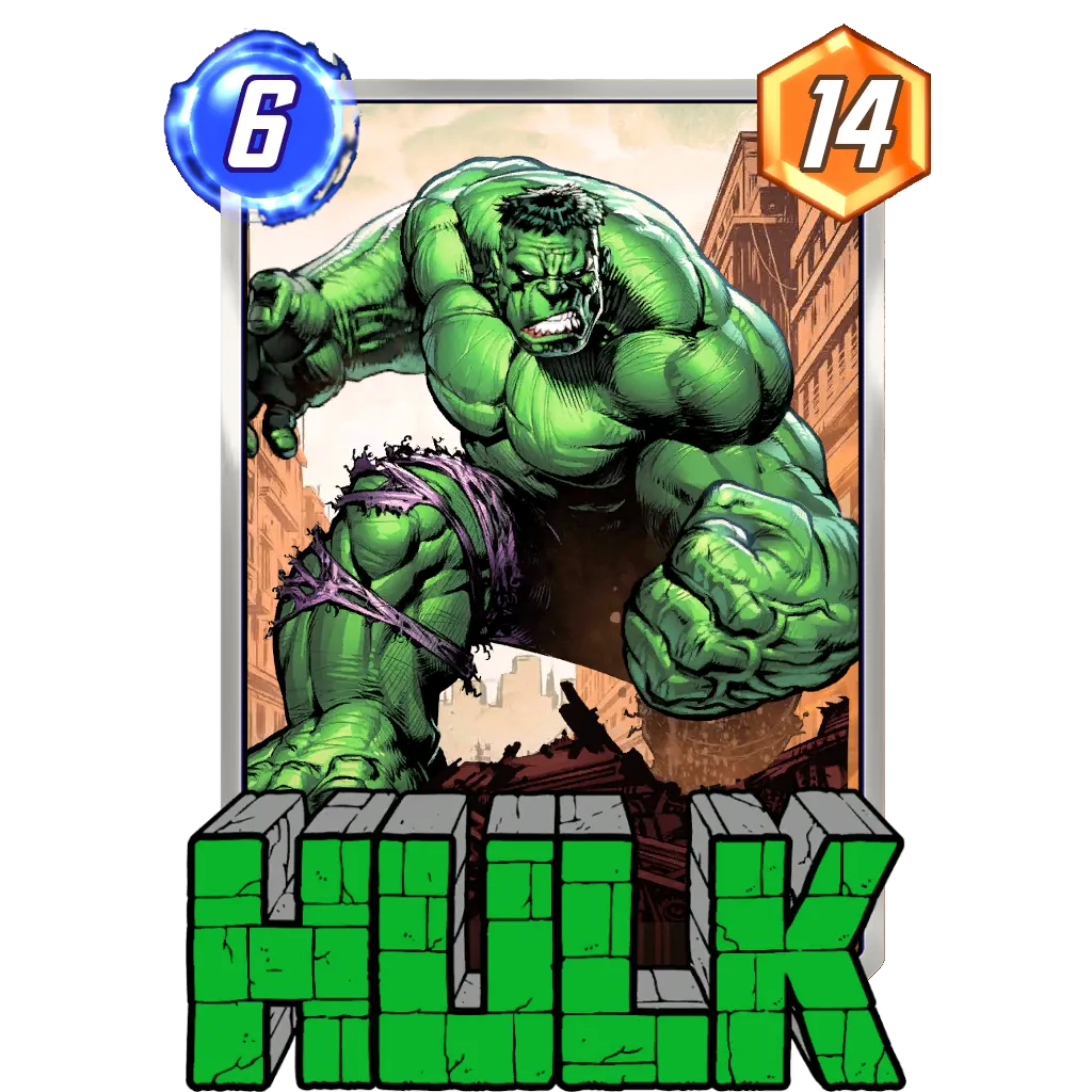 Hulk Marvel Snap Card Variant Marvel Snap Zone
