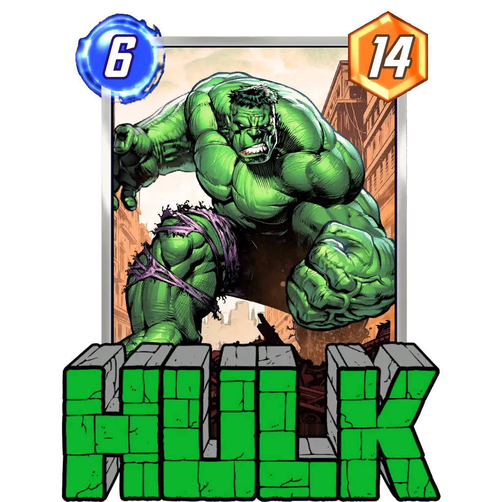 Evolved Hulk Marvel Snap Card Variant Marvel Snap Zone