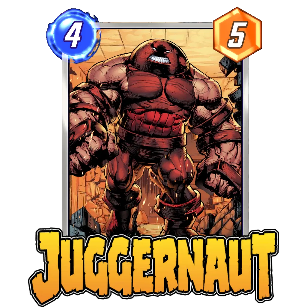 Juggernaut Marvel Snap Card Variant - Marvel Snap Zone