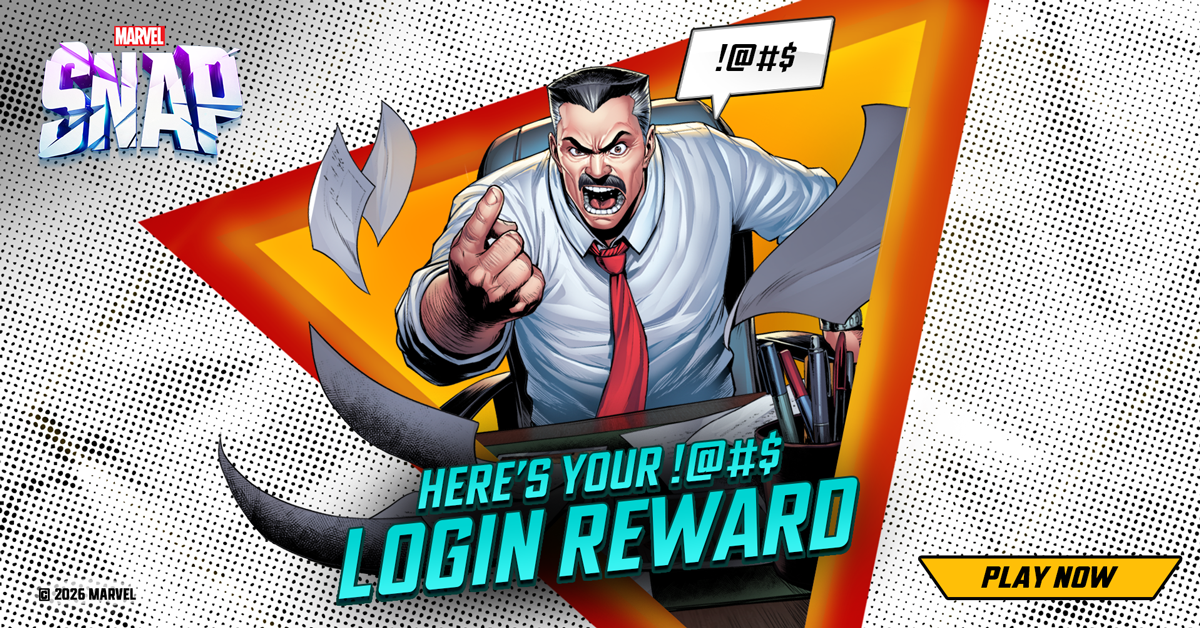 J. Jonah Jameson Login Rewards - Marvel Snap Zone